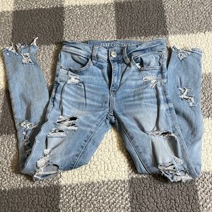 American eagle ripped jeans